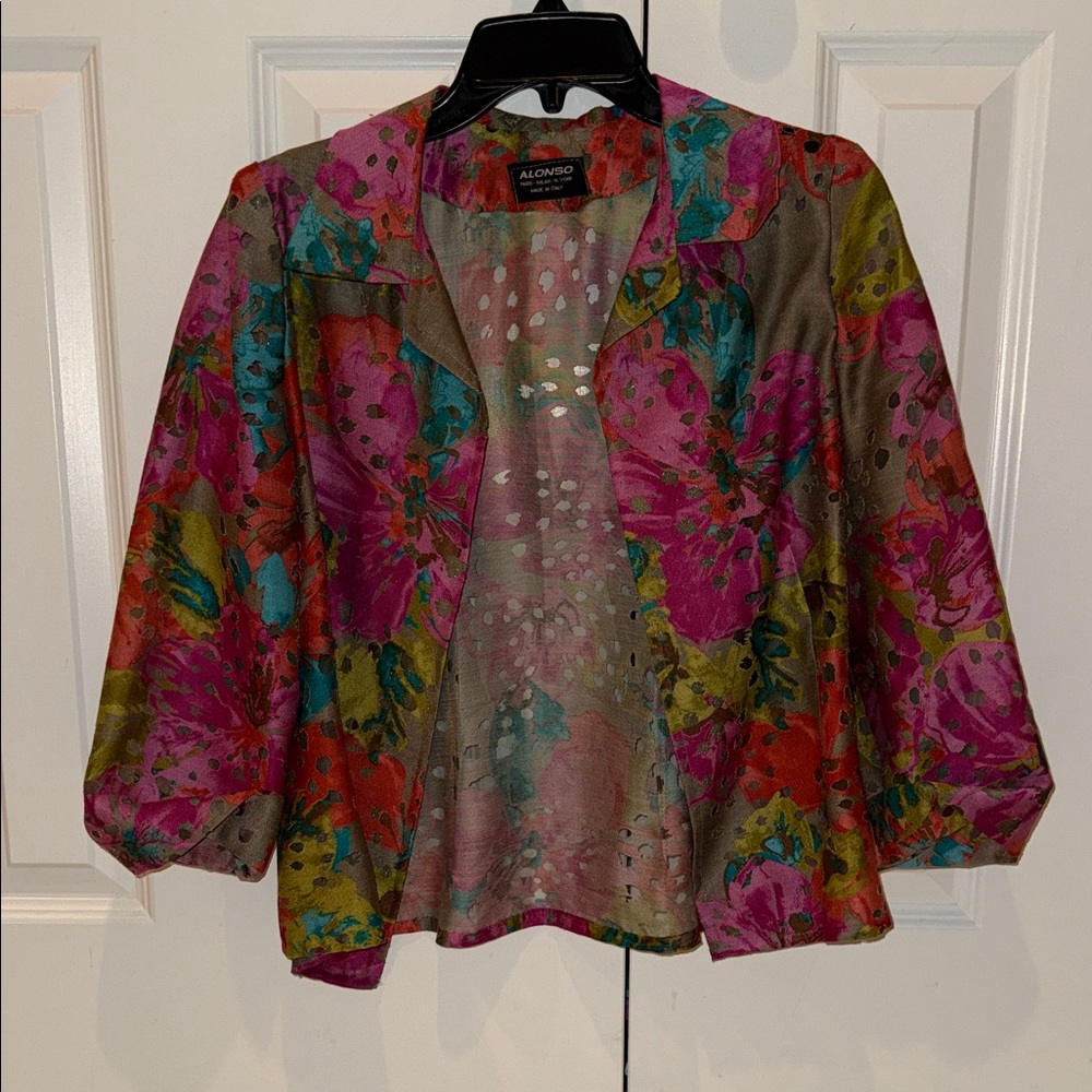 Women's Vibrant Floral Blazer